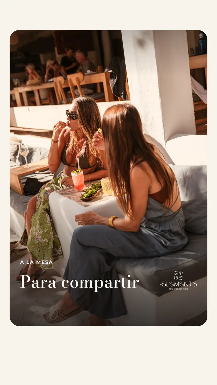 Anuncio de Elements Ibiza: para compartir