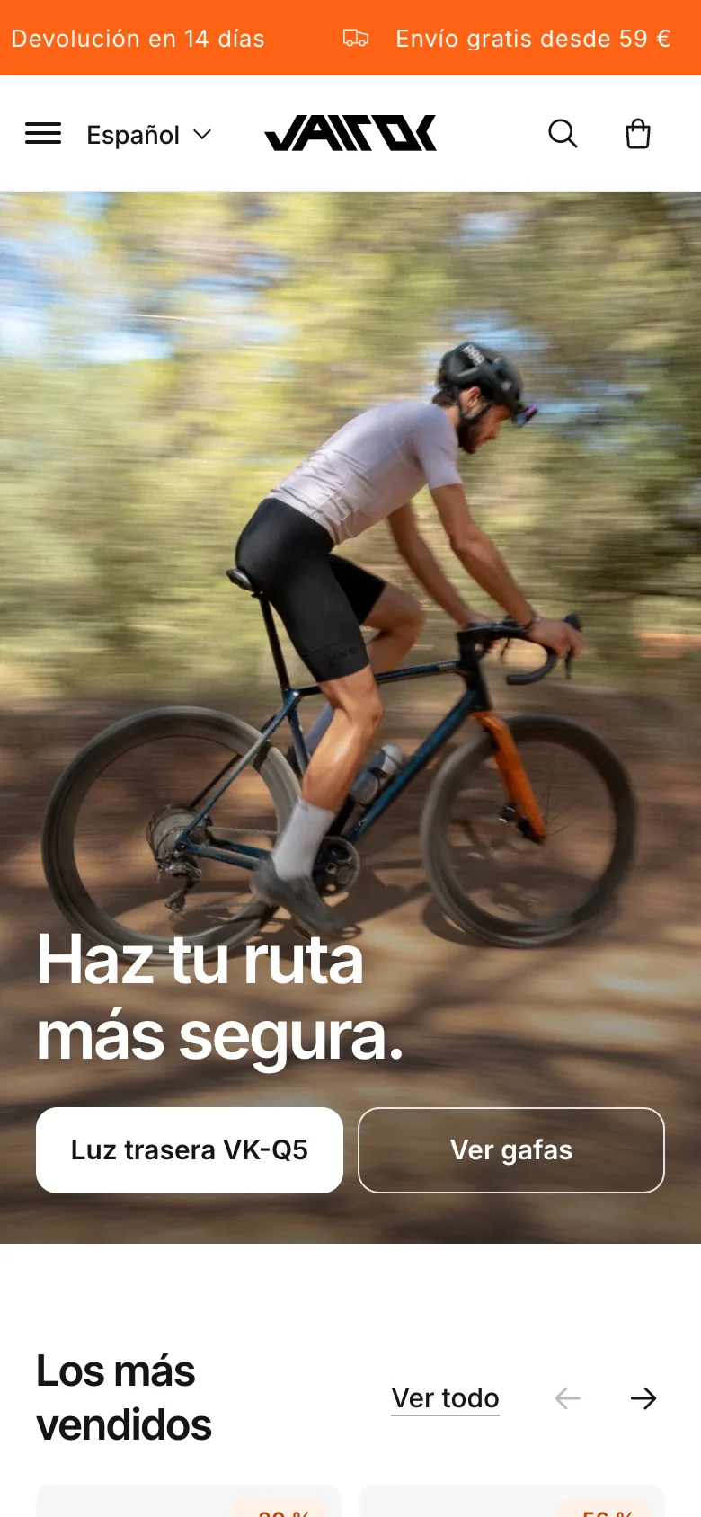 Portada en el móvil.