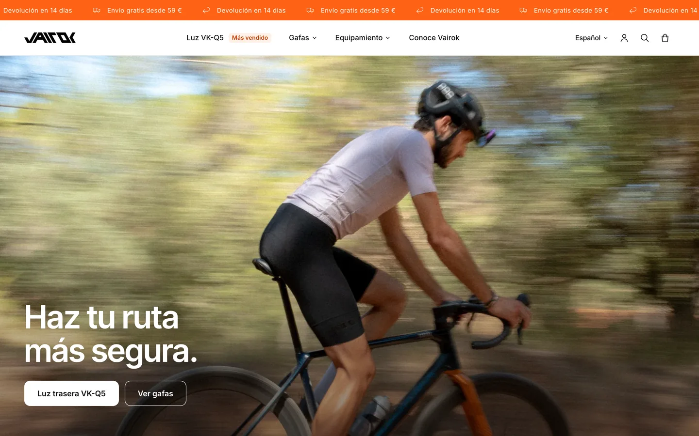 Portada nueva, con la luz y las gafas como entradas principales.